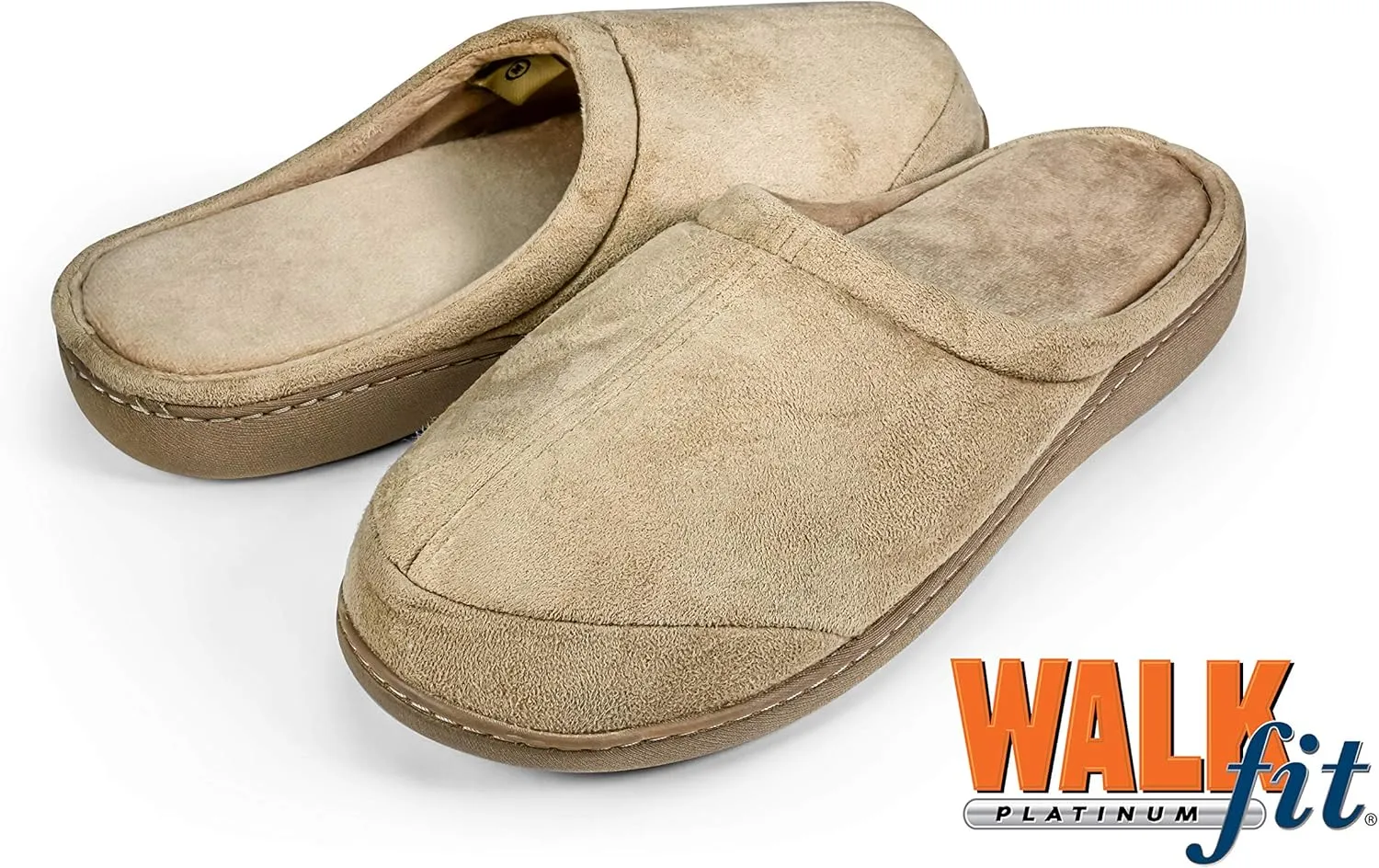 WalkFit Platinum Total Comfort Slippers Women’s or Men’s House Shoes Memory Foam for Use Indoor/Outdoor with Anti
