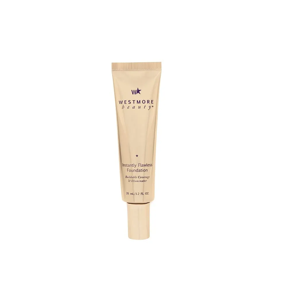 Westmore Beauty Instantly Flawless Foundation - Deep Tan 1.2 oz - Full Coverage Liquid Makeup, Best Light Foundation