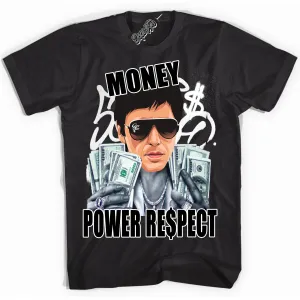 White Thunder 4s Sneaker Shirt Tony Montana Graphic