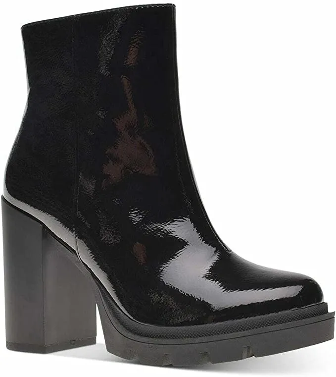 Wild Pair Women's Vanessa Platform Booties Black Size 7 M
