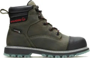Wolverine Men's Floorhand Lx Cap Waterproof Steel Toe 6" Construction Boot