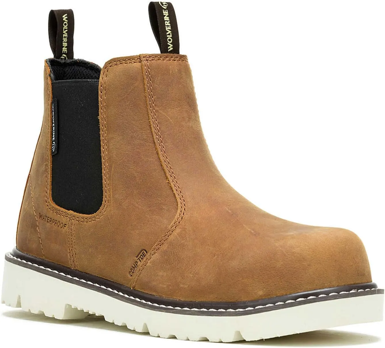 Wolverine Women's Revival Waterproof Composite Toe Romeo Construction Boot