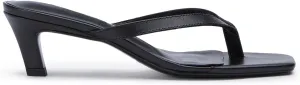 Women Kitten Heel Thong Sandals Square Open Toe Flip Flop Sandals Low Heel Fashion Party Dress Heeled Sandals