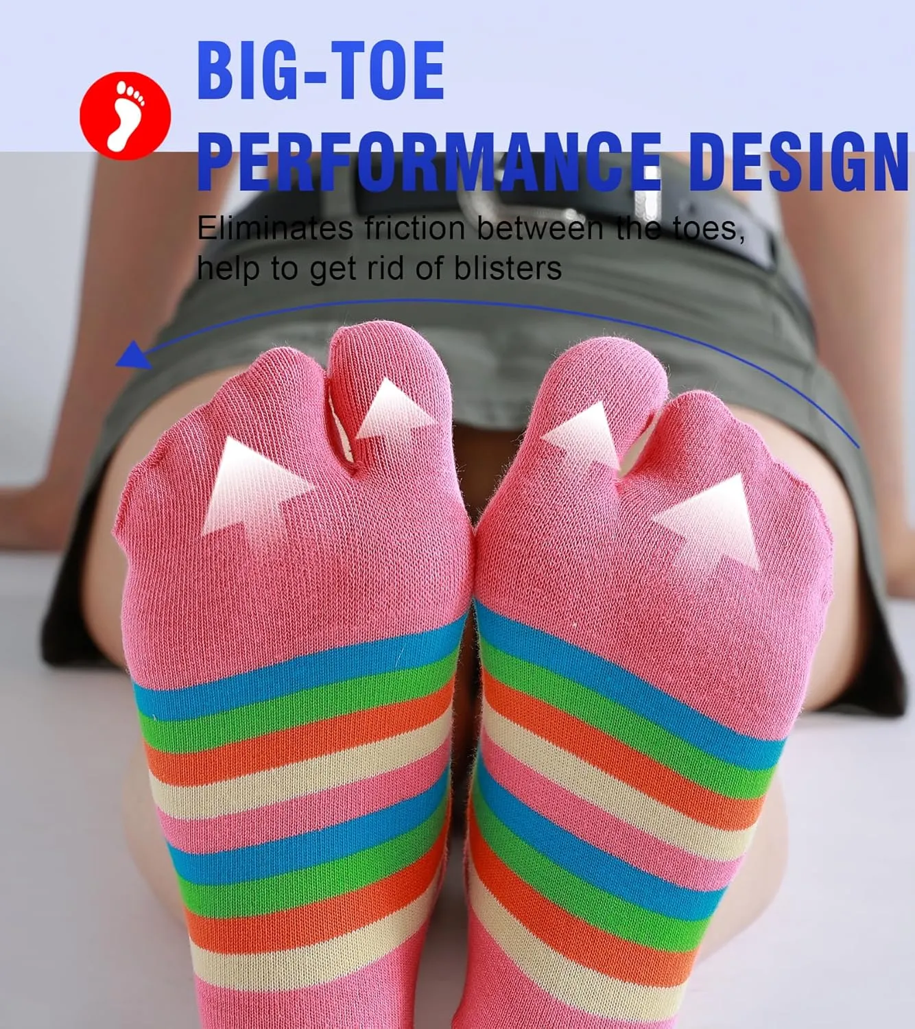 Women Tabi Socks No Show Crew Split Toe for Sandal Flip Flop Ninja Japan Cotton 6 Pack