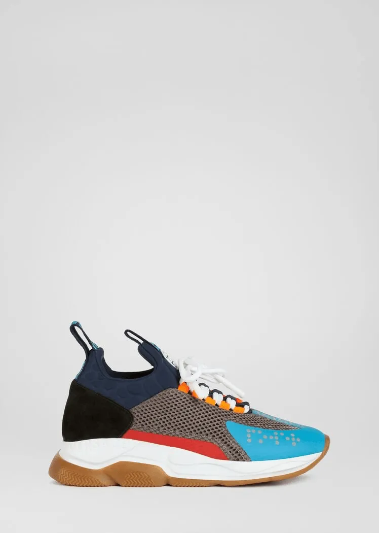 WOMEN VERSACE CROSS CHAINER SNEAKERS