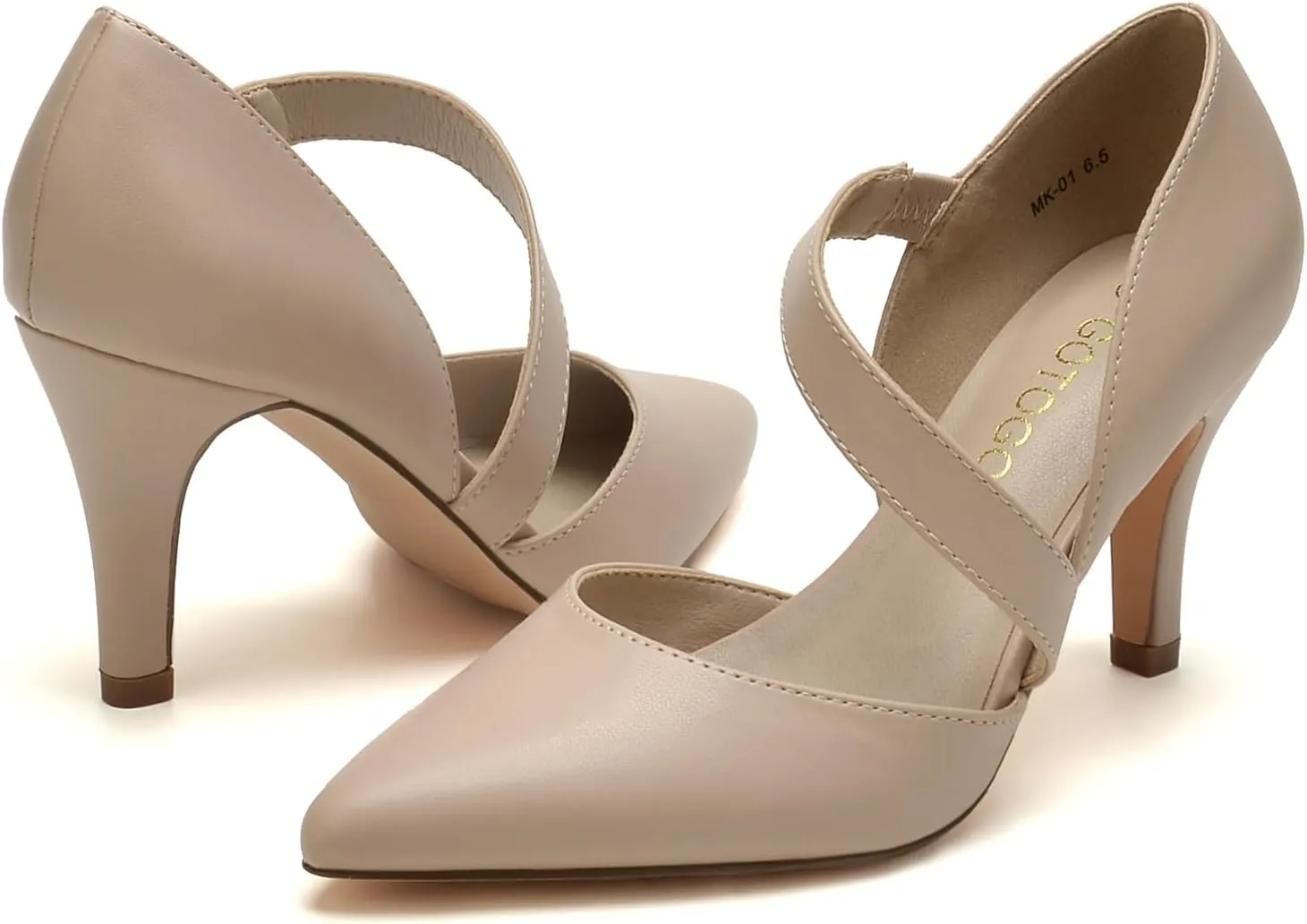 Women's Closed Toe Heel Pumps