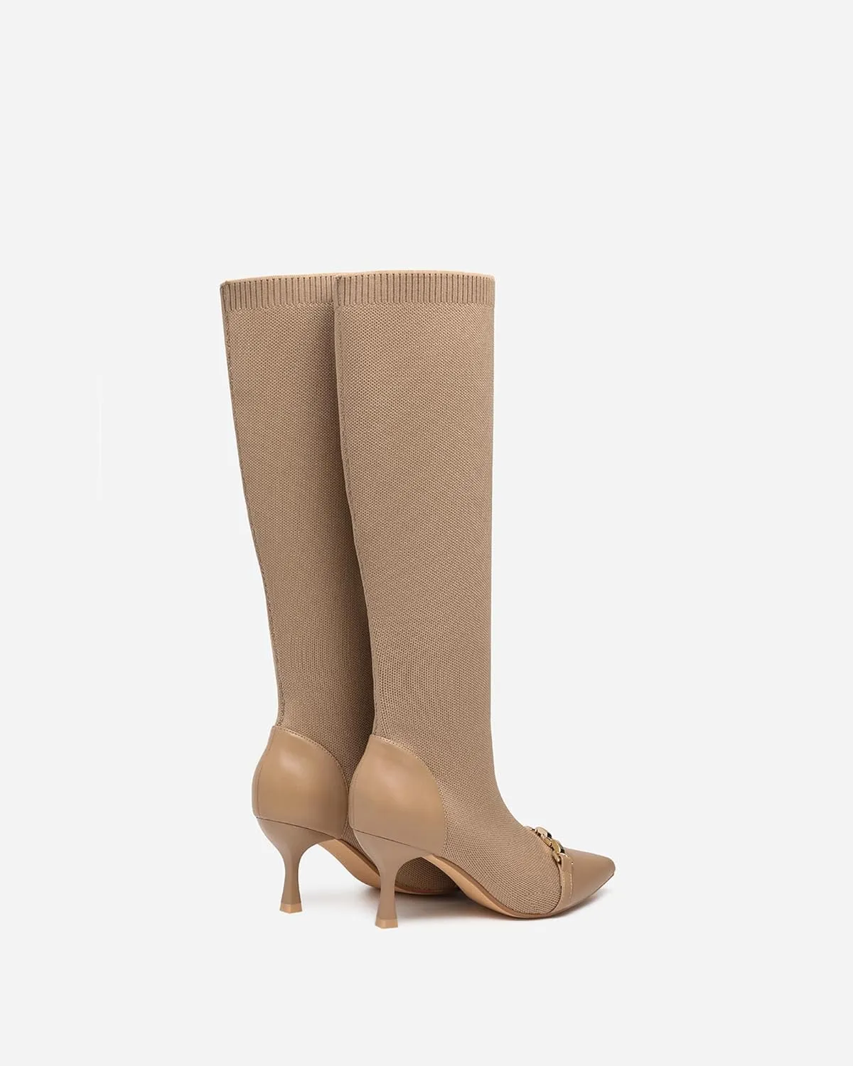 Women’s Elegant Pointed Toe Heeled High Boots