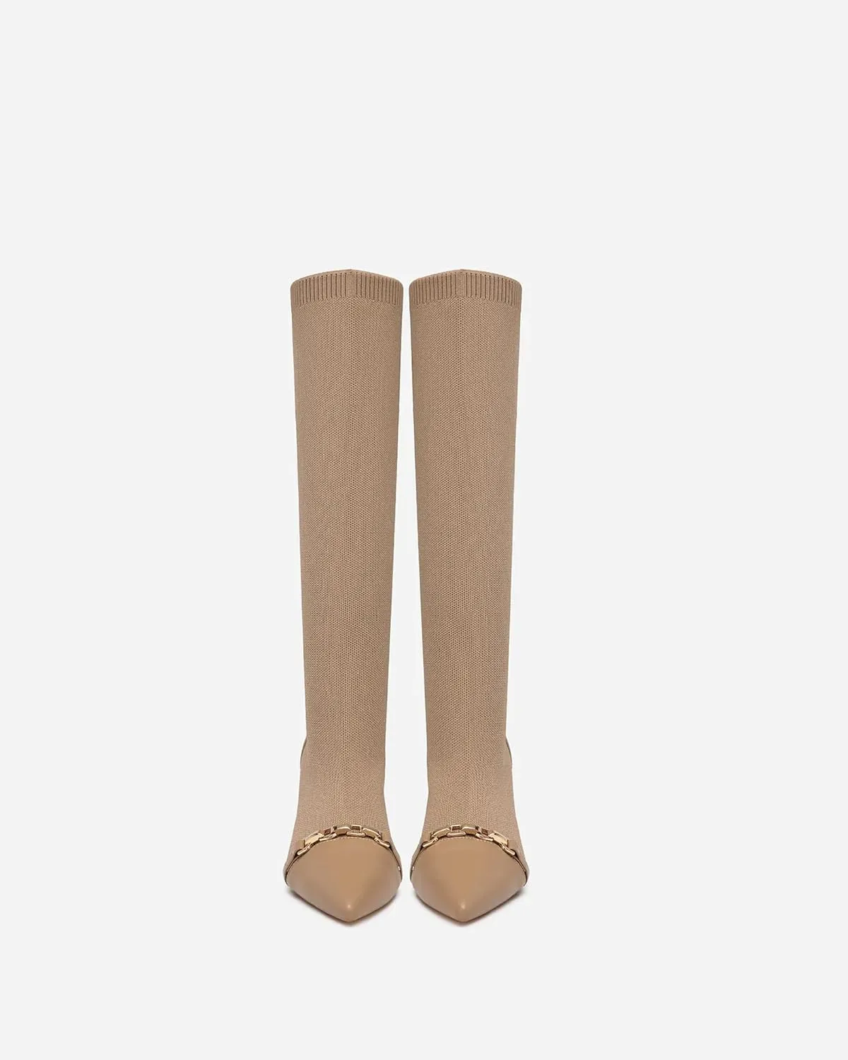 Women’s Elegant Pointed Toe Heeled High Boots