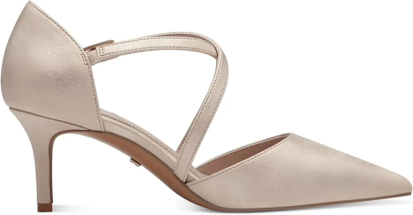 Women's Elegant Pointed Toe Pumps with Straps