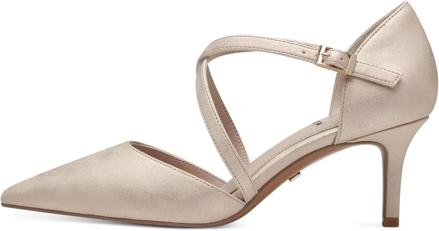 Women's Elegant Pointed Toe Pumps with Straps