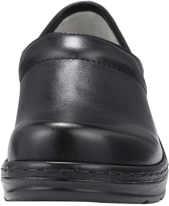 Women's Genuine Leather Clog with Arch Support