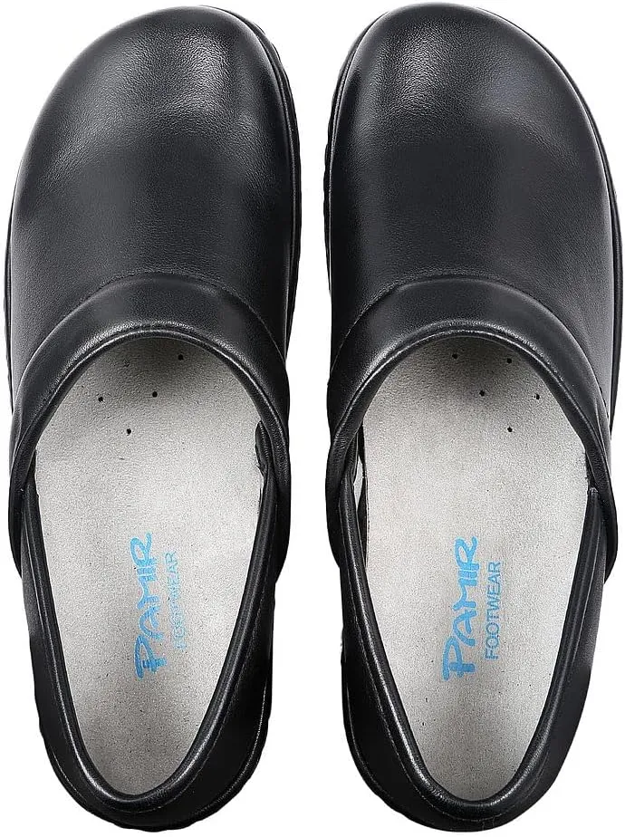Women's Genuine Leather Clog with Arch Support