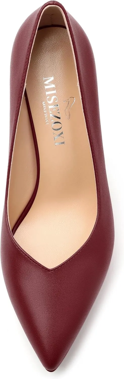 Womens Heeled Pumps, Pointed Toe Platform High Heel Pumps for Women, Platform Stiletto Pumps Shoes 4"