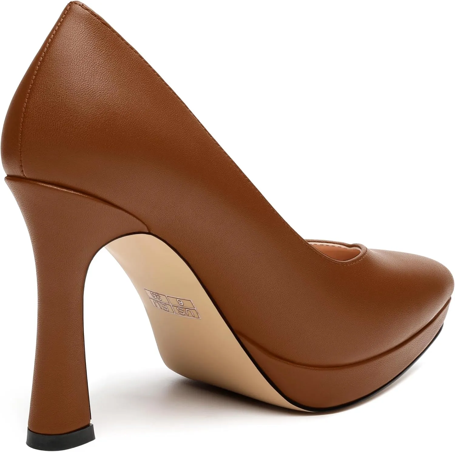 Womens Heeled Pumps, Pointed Toe Platform High Heel Pumps for Women, Platform Stiletto Pumps Shoes 4"