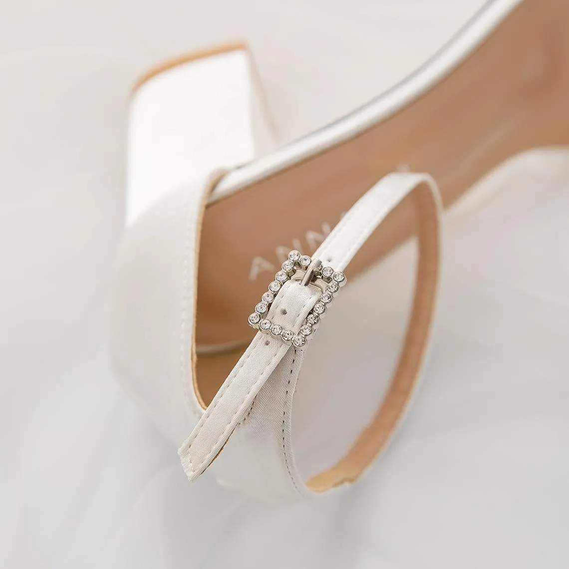 Women's Heeled Sandals Chunky Open Toe Ankle Strap Wedding Dress Pump Fashion Shoes 2.76 Inch