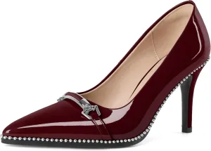 Women's High Heel Pumps Stiletto Heel Pumps for Women Pointed Toe Heels Elegant Classic 3.5 Inch Beaded Pumps