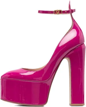 Women's High Heels Shoes Classic Platform Chunky Heels Elegant Round Toe Ankle Strap Pumps Perfect for Everyday Wear and Catwalk