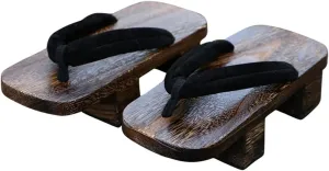 Women's Japanese Wooden Geta,Flip Flops Sandals Cosplay Anime Cartoon Traditional Yukata Kimono Clogs