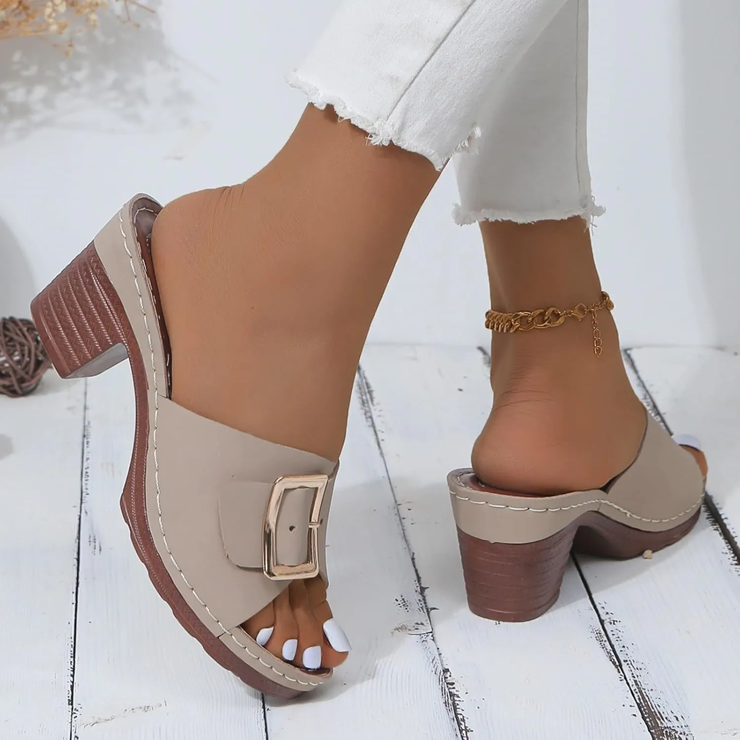 Women's Orthopaedic Shoes, Slippers, Black, Open Toe Flip Flops, Comfortable Sandals, Leisure Mules, Trendy Summer Outdoor Beach Slippers