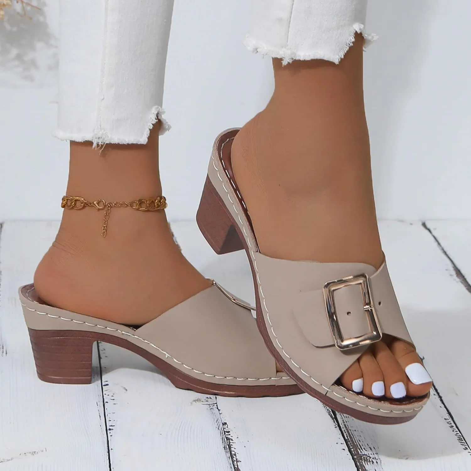 Women's Orthopaedic Shoes, Slippers, Black, Open Toe Flip Flops, Comfortable Sandals, Leisure Mules, Trendy Summer Outdoor Beach Slippers