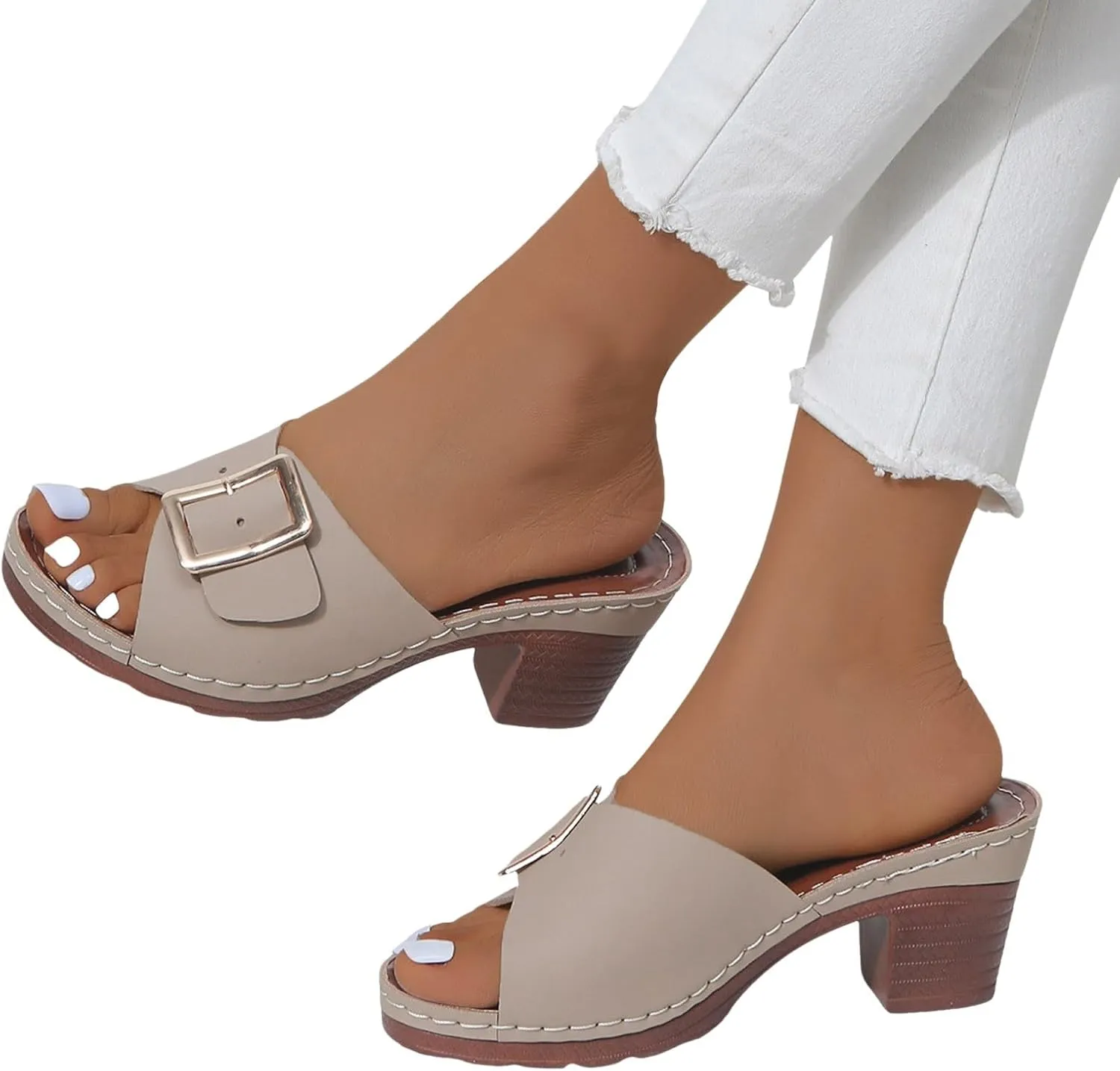 Women's Orthopaedic Shoes, Slippers, Black, Open Toe Flip Flops, Comfortable Sandals, Leisure Mules, Trendy Summer Outdoor Beach Slippers