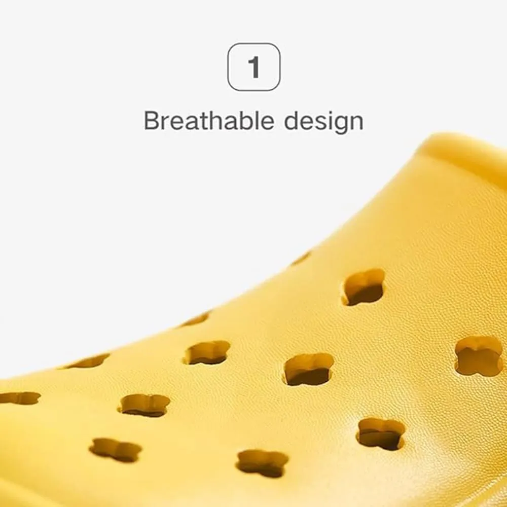 Women's Platform Clogs Beach Sandals Slip On Slides Shoes Breathable Slippers Garden Shoes Summer