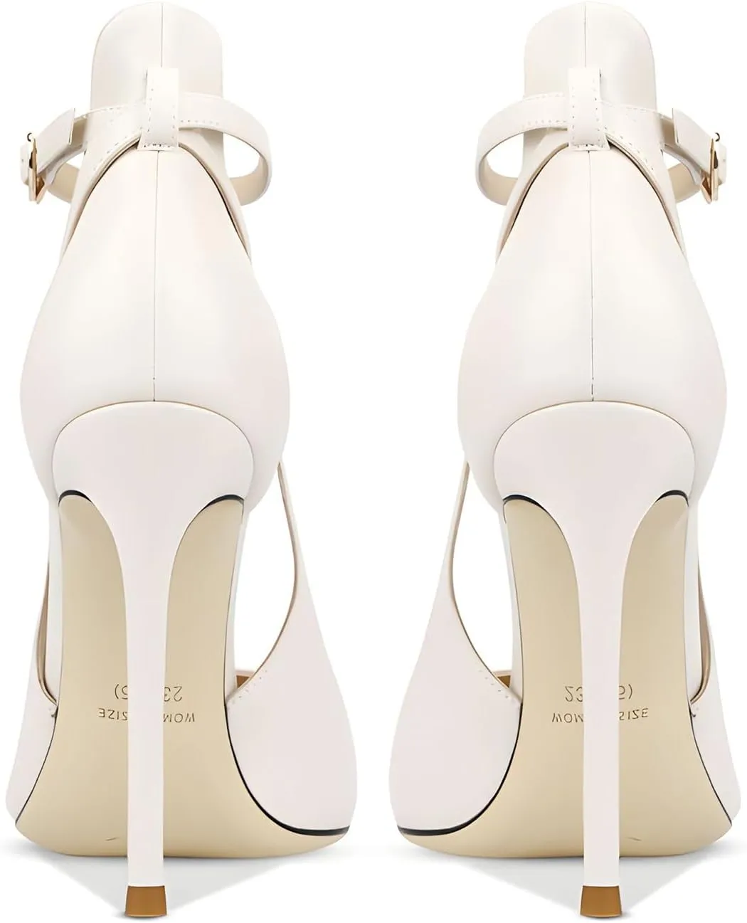 Women's Pointed-Toe Bag-Toe Strappy High-Heeled Shoes Sexy Stiletto Pumps