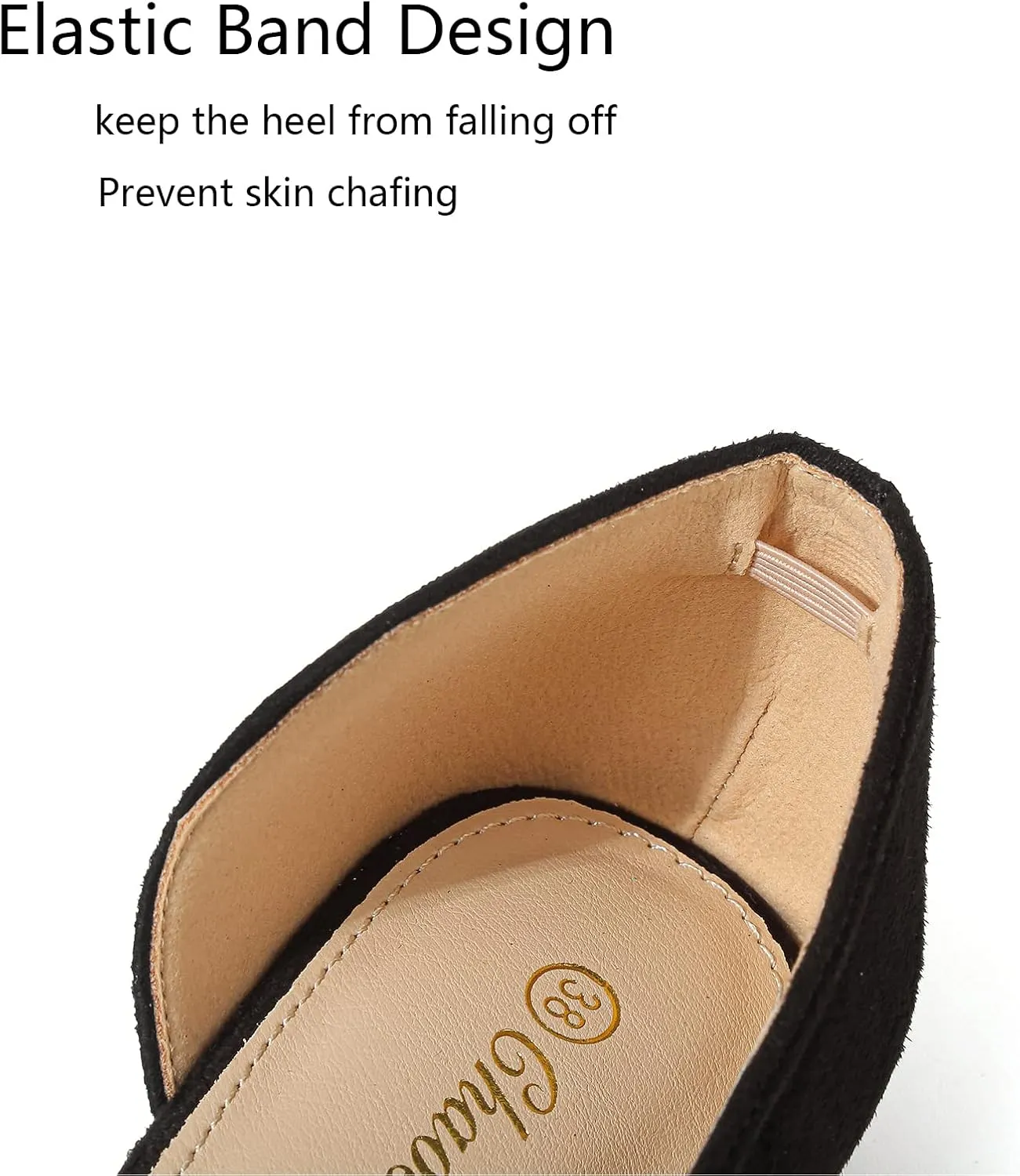 Womens Pointed Toe Black Ballet Flats Comfortable Casual Dress Flats for Women Elegant Memory Foam Flats with Party Wedding