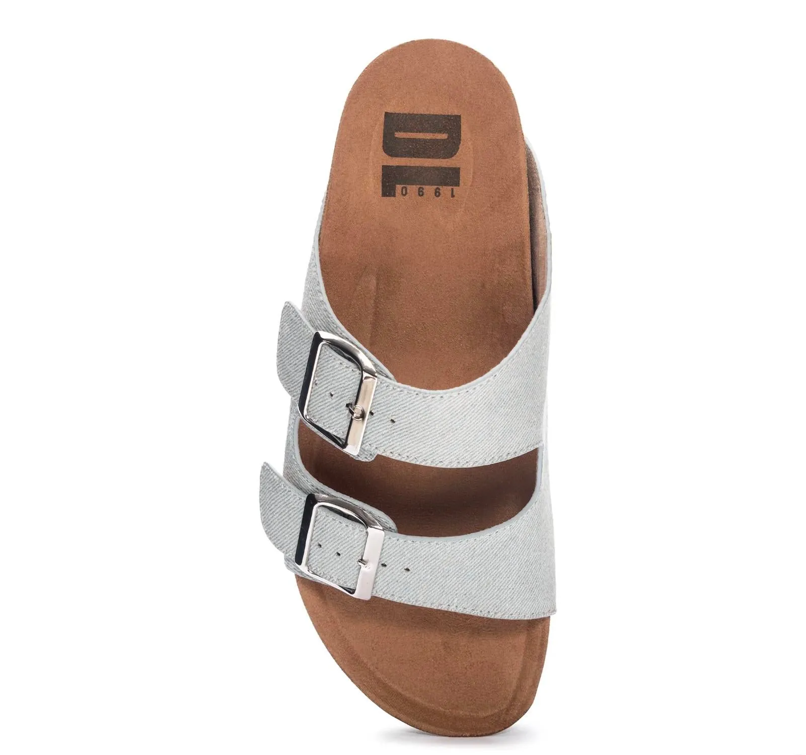 Women's Pueblo Platform Sandal In Light Denim
