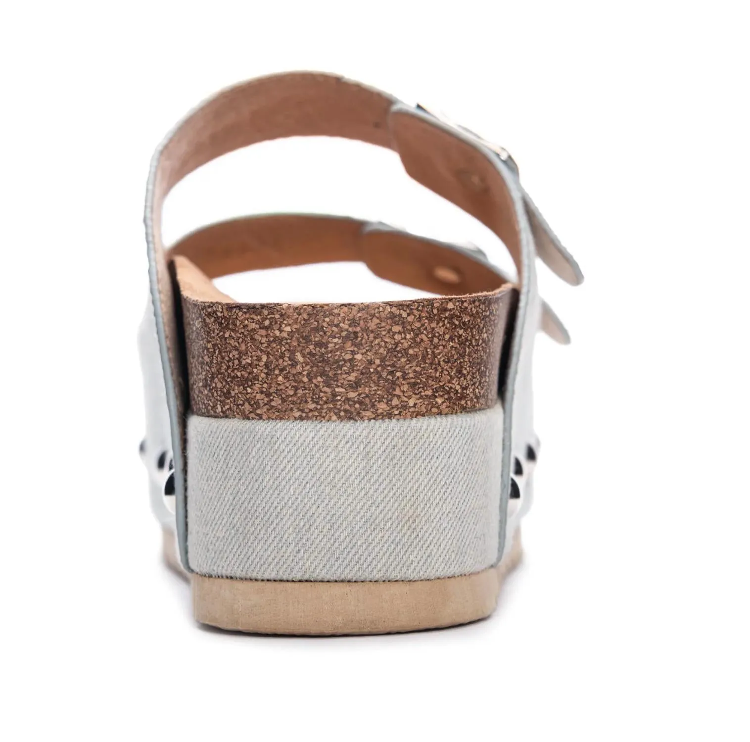Women's Pueblo Platform Sandal In Light Denim