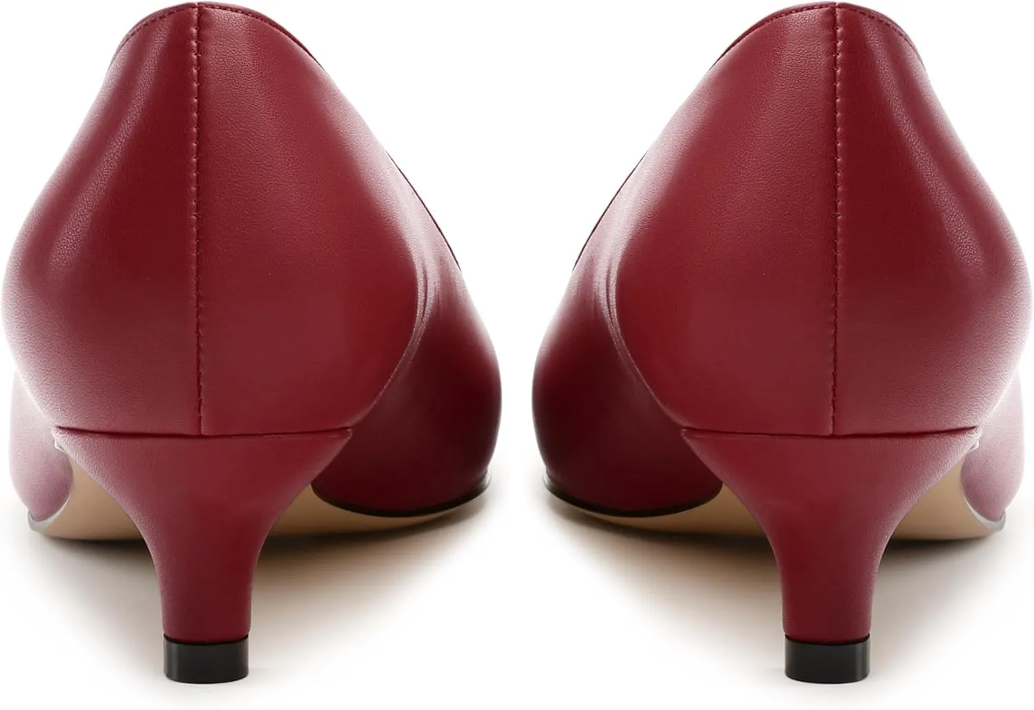 Women's Pumps Shoes Kitten Heels for Women Elegant Pumps Heart Shape Metal Pumps Heels