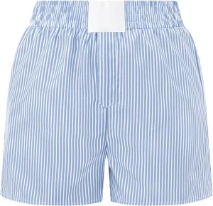 Womens Y2k Gingham Boxer Shorts Striped Plaid Elastic Low Waist Pajamas Shorts Pj Cute Lounge Bottoms Summer Sleepwear