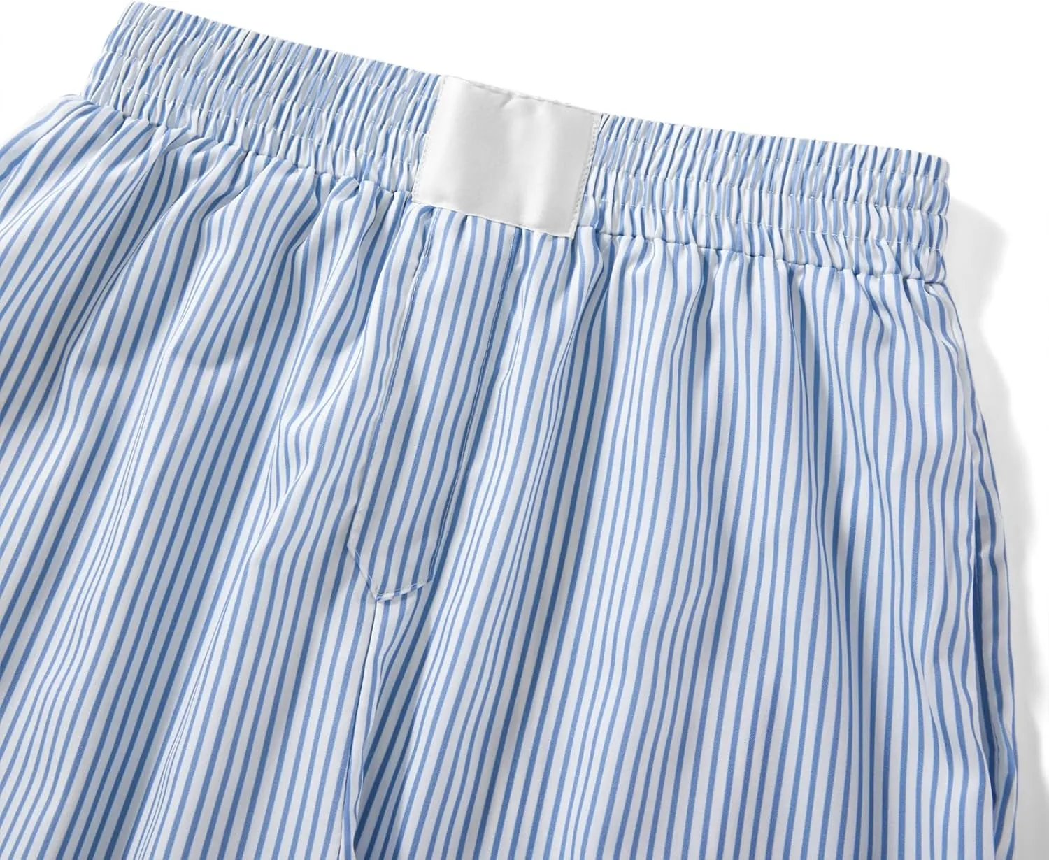 Womens Y2k Gingham Boxer Shorts Striped Plaid Elastic Low Waist Pajamas Shorts Pj Cute Lounge Bottoms Summer Sleepwear