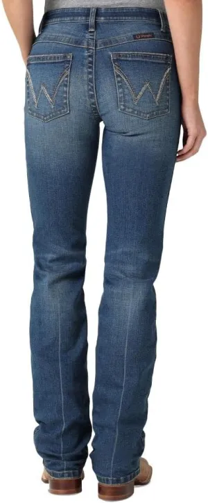 Wrangler Women's Q-Baby Mid Rise Boot Cut Ultimate Riding Jean