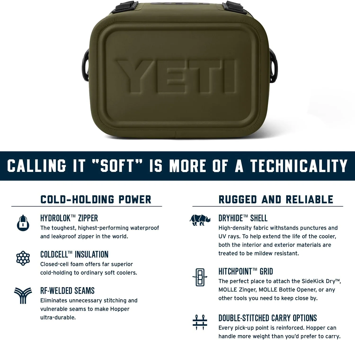 YETI Hopper Flip 8 Portable Soft Cooler