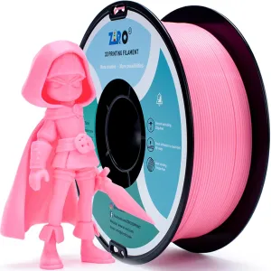 ZIRO Fluorescence 1.75mm PLA Filament, Luminous ONLY by UV Light, Glow Effect Bright Color PLA, Dimensional Accuracy  /- 0.03mm, Fit for Most FDM 3D Printers and Pen, 1KG Spool, Fluo Pink